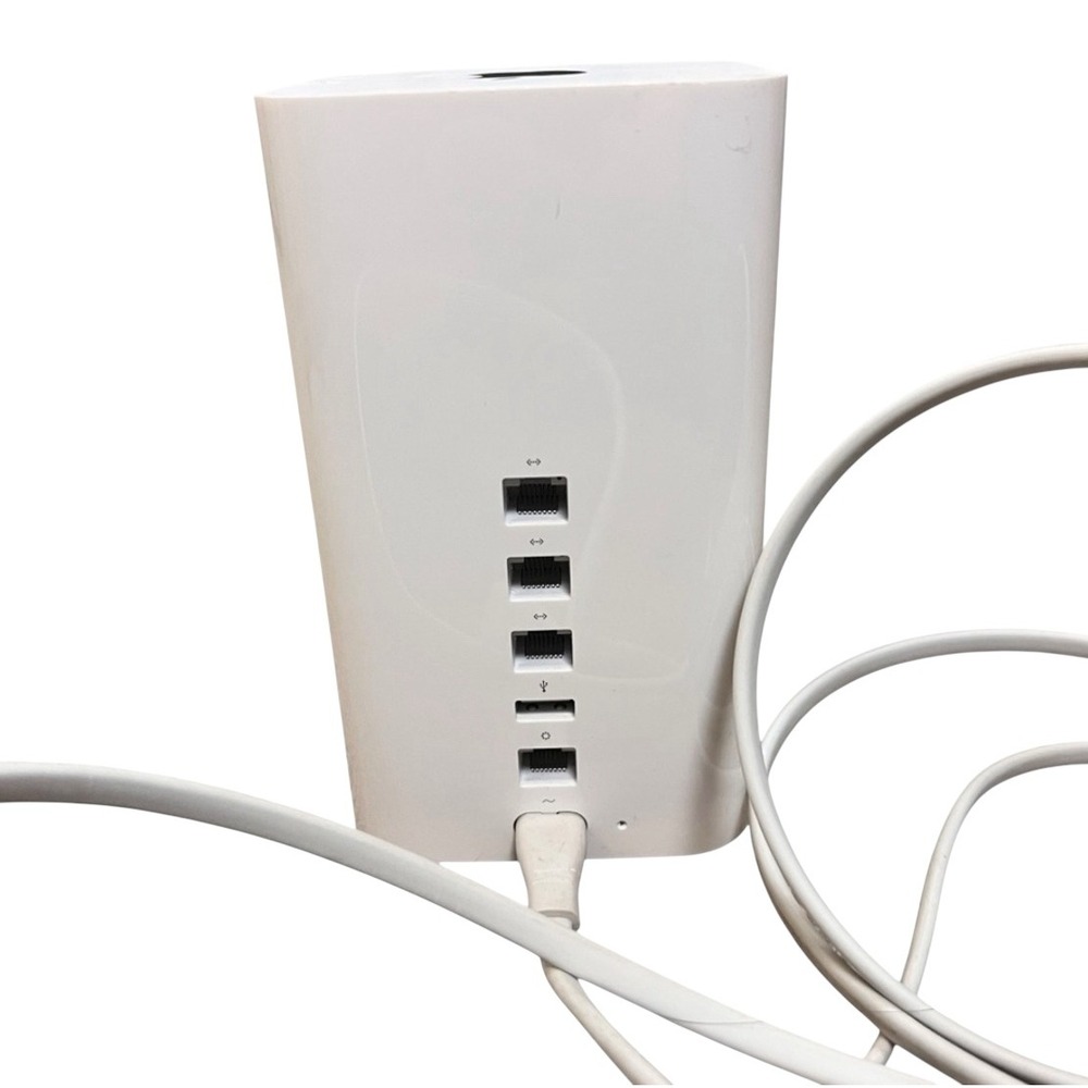 Apple AirPort Extreme Base Station A1521 6th Gen 802.11ac Wi-Fi Router White - Picture 2 of 4